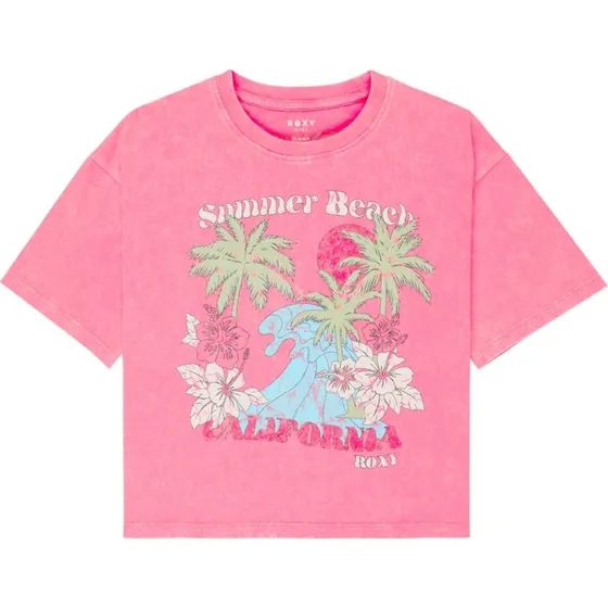 Roxy T-Shirt Daisy Season Pink Cosmos für Mädchen