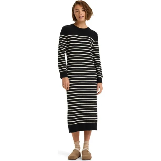 Roxy Strickkleid Cool Waves - Maxi-Sweatkleid in Anthrazit