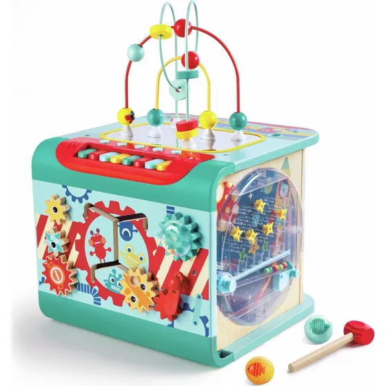 Hape Magischer Motorikwrfel mit Sound-Funktion