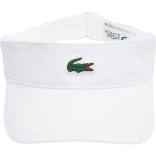 Lacoste Diamond Taffeta Sport Visor Weiß