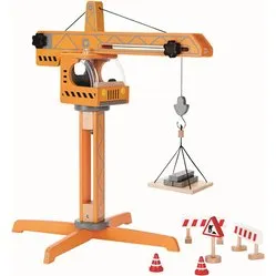 Hape Großer Holz-Baukran