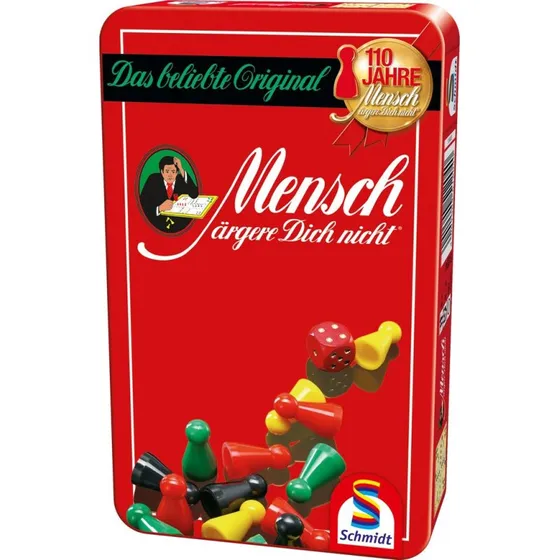 Mensch ärgere Dich nicht - Kleine Ausgabe in der Blechdose