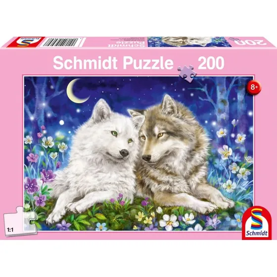 Schmidt Spiele Puzzle Kuschelige Wolfsfreunde 200 Teile