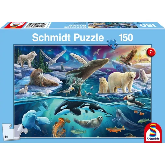 Schmidt Spiele Tiere in der Arktis Puzzle - 150 Teile
