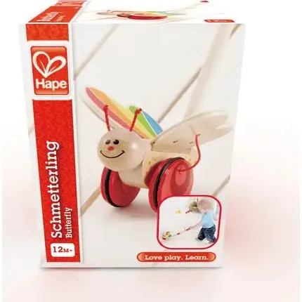 Hape Schiebetier Schmetterling – Holzspielzeug ab 1 Jahr