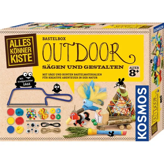 Bastelbox Outdoor – Sägen und Gestalten für Kinder ab 8 Jahren