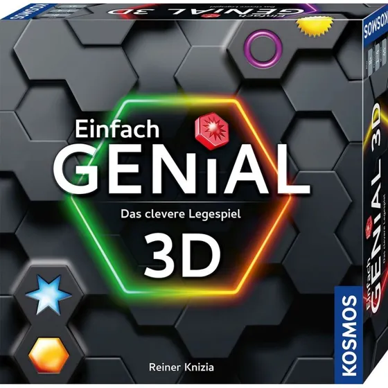 KOSMOS Einfach Genial 3D - Das strategische Familien-Legespiel