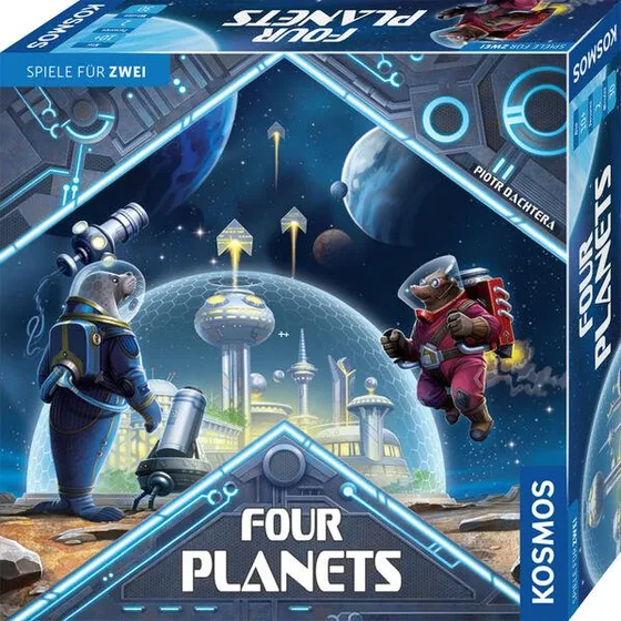 Four Planets - Strategie-Duell für 2 Spieler