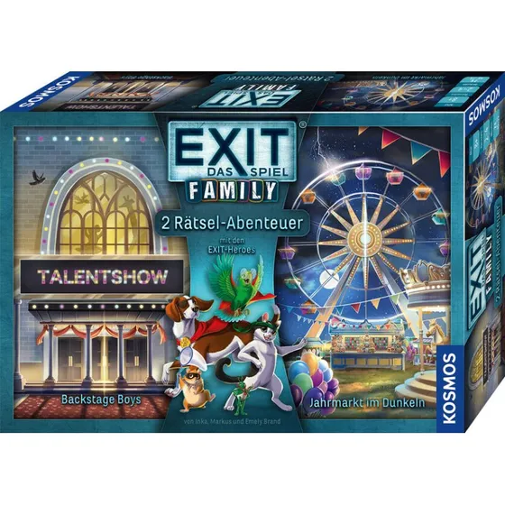 EXIT® Das Spiel: Family 2 - Doppelbox mit 2 Rätsel-Abenteuern