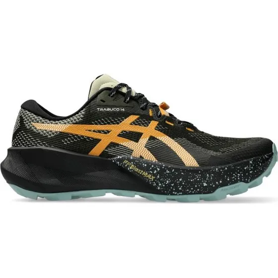 ASICS Gel-Trabuco 14 Trailrunning-Schuhe Schwarz/Orange, Gr. 44.5