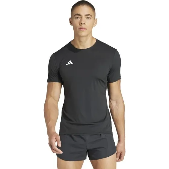 adidas Adizero Essentials T-Shirt Herren - Schwarz, Slim Fit