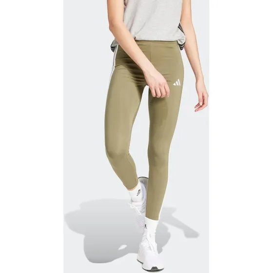 adidas Essentials 3-Stripes Leggings Damen - Olive Strata