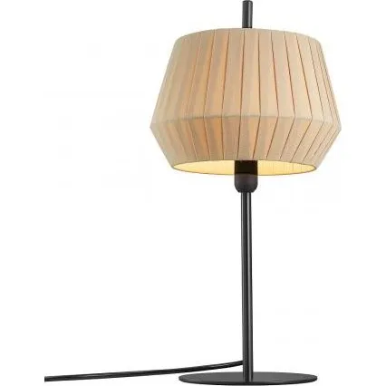 Nordlux Dicte Tischlampe Beige, 42,5 cm, E14, Textil