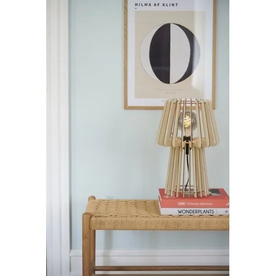 Nordlux Groa Tischleuchte Braun Holz E27 2213155014