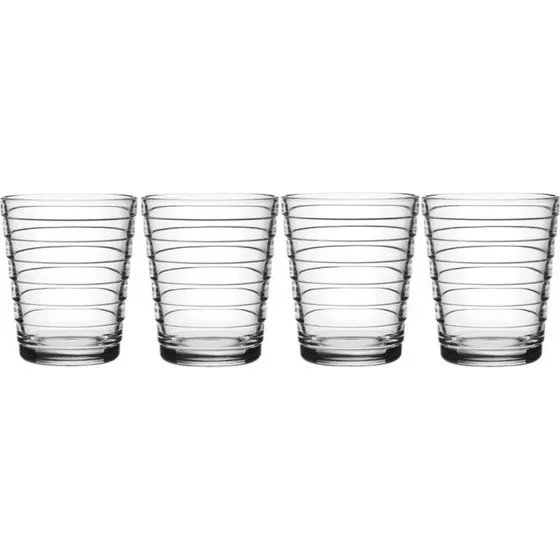 Iittala Aino Aalto Glas 22cl klar 4 Stück