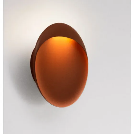 Louis Poulsen Flindt LED-Wandlampe, Corten, 20 cm, 2700 K