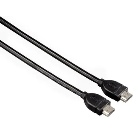 Hama High Speed HDMI-Kabel 3 m schwarz (4K Ultra HD, geschirmt)