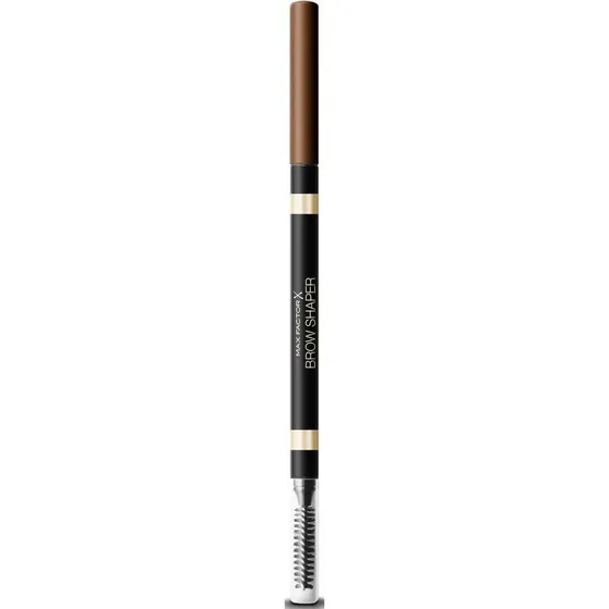 Max Factor Brow Shaper Augenbrauenstift mit Pinsel, 20 Braun