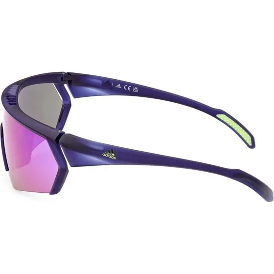 adidas Sport SP0063 Sonnenbrille - Dunkelblau mit violettem Spiegelglas