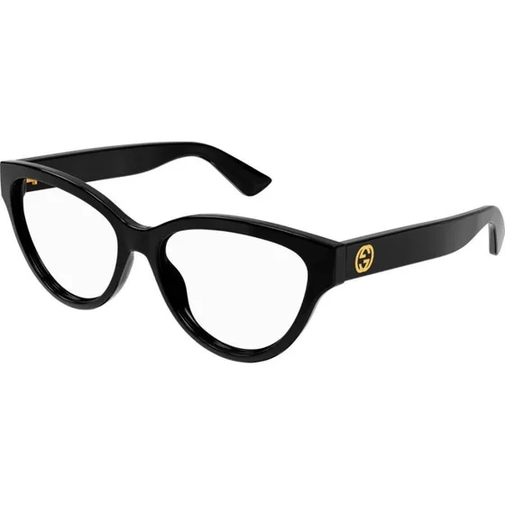 Gucci GG1581O Brille Damen - Schwarze Cat-Eye Fassung