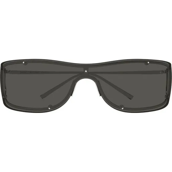 Saint Laurent SL 807 Sonnenbrille Silber Grau Maske Unisex