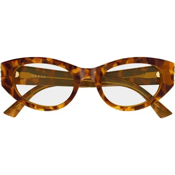 Gucci GG2041O Brille Damen - Acetat Rund in Havanna