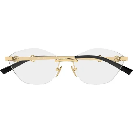 Gucci GG2050O-001 Damen Brille - Goldene Cat-Eye Brille