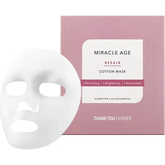 Thank You Farmer Miracle Age Repair Baumwollmaske, 25 ml