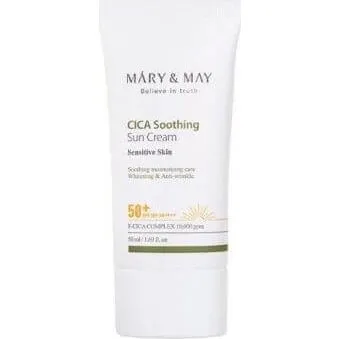 Mary & May Cica Soothing Sun Cream SPF50+, 50 ml