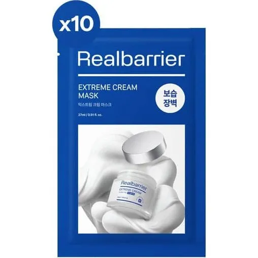 Real Barrier Extreme Cream Mask Set, 10 x 27 ml