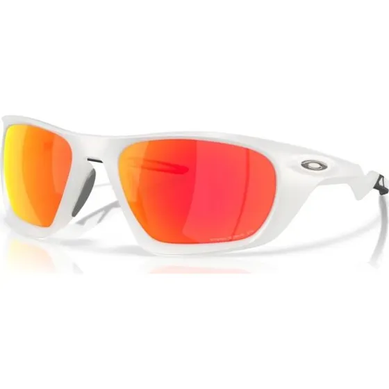 Oakley Lateralis Sonnenbrille Prizm Ruby Polarized Weiß