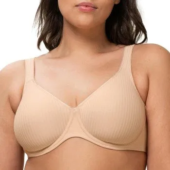 Triumph Damen BH Modern Soft Cotton Underwire Beige C 90