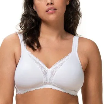 Triumph Modern Lace Cotton Soft BH Weiß B 105