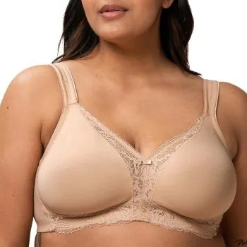 Triumph Modern Lace Cotton Soft BH Beige E 85