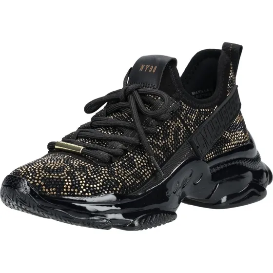 Steve Madden Maxilla-S Sneaker Damen Schwarz/Gold