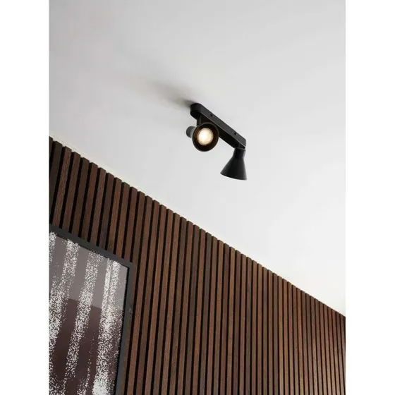 Nordlux Eik 2 Deckenleuchte Schwarz - Verstellbarer Spotlight