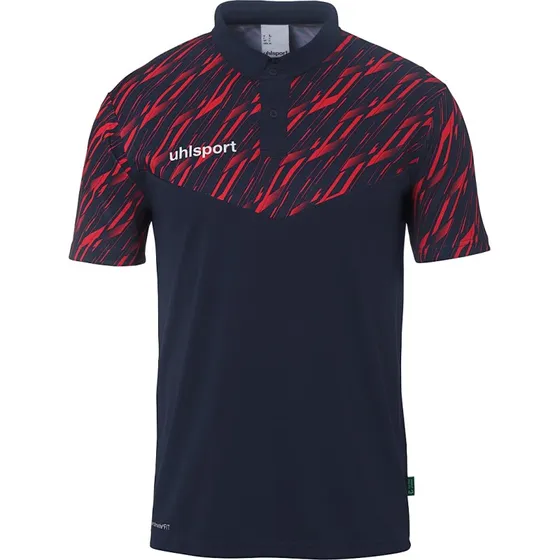 Uhlsport Polo-Shirt Progressive 28 - Marine/Rot