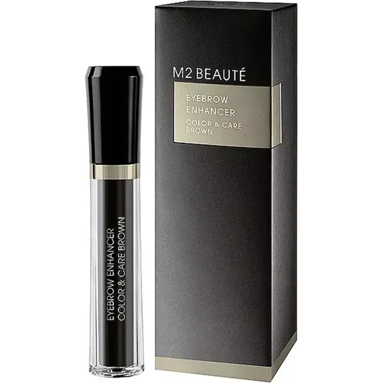 M2 Beauté Eyebrow Enhancer Color & Care Augenbrauengel - Brown 6 ml