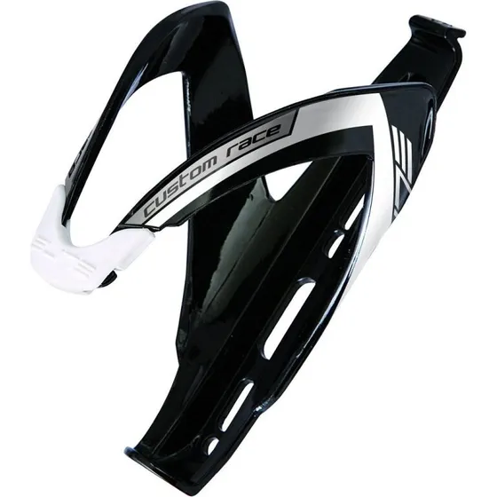 Elite Custom Race Flaschenhalter schwarz/weiß glanz