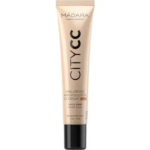 Madara Hyaluronic Anti-Pollution CC Cream SPF 15, Light Beige, 40ml
