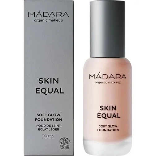Madara Skin Equal Soft Glow Foundation SPF15, Rose Ivory 100, 30ml