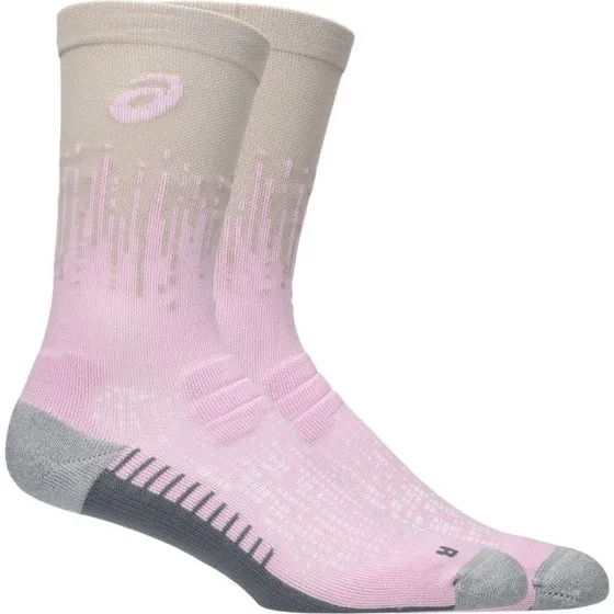 Asics Performance Run Crew Socken Beige Rosa