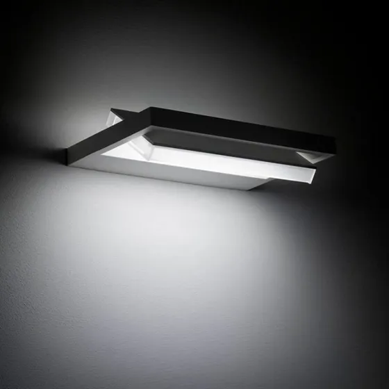 Stilnovo Tablet W1 LED-Wandleuchte, 24 cm, Weiß