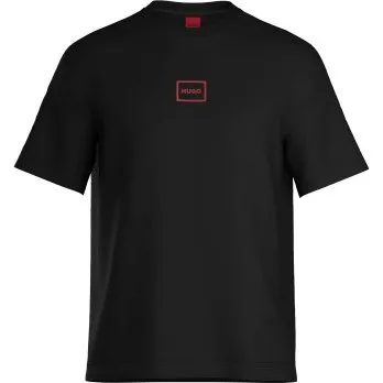 HUGO Laze T-Shirt Schwarz Baumwolle Small Herren