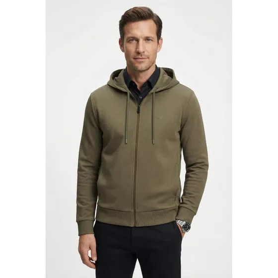 BOSS Saggy Hoodie Essentials Iconic - Braun - L