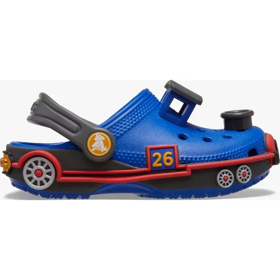 Crocs Classic IAM Train Baby-Clogs - Blue Bolt/Carbon