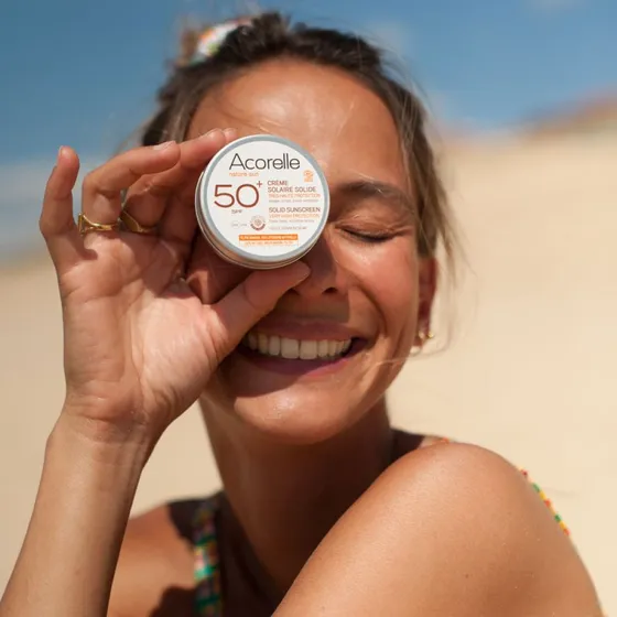 Acorelle Feste Sonnencreme LSF50+ 20g Wei