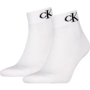 Calvin Klein Jeans Monogram Quarter Socks 2er Set Weiß