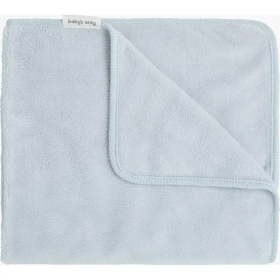 Baby's Only Cozy Babydecke Teddy-Gewebe, Misty Blue, 65x75 cm