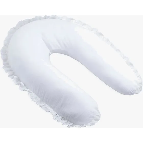 Baby's Only Calm Stillkissen - Ergonomisch & Weich, Weiß, 160 cm